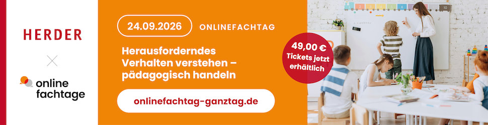 Anzeige zum Onlinefachtag Ganztag