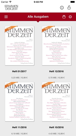 Stimmen der Zeit 1