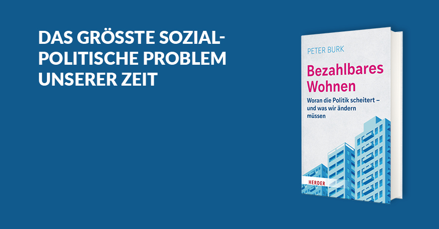 Banner für bezahlbares Wohnen
