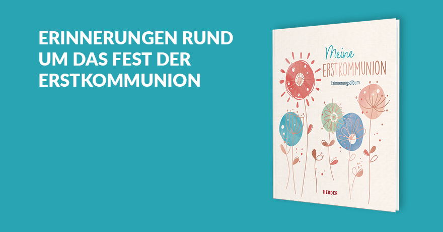 Meine Erstkommunion Erinnerungsalbum Floral