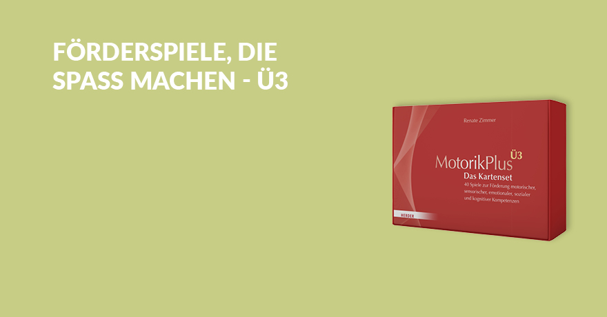 Banner für die Motorik Plus U3 Karten