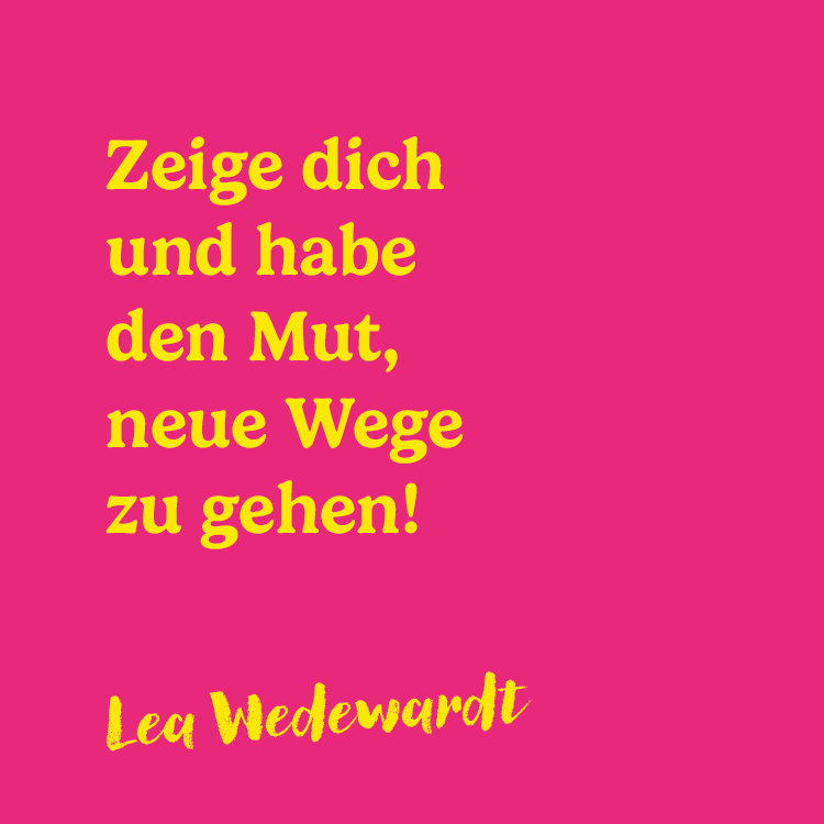 Kitarevolution: Zitat Lea Wedewardt