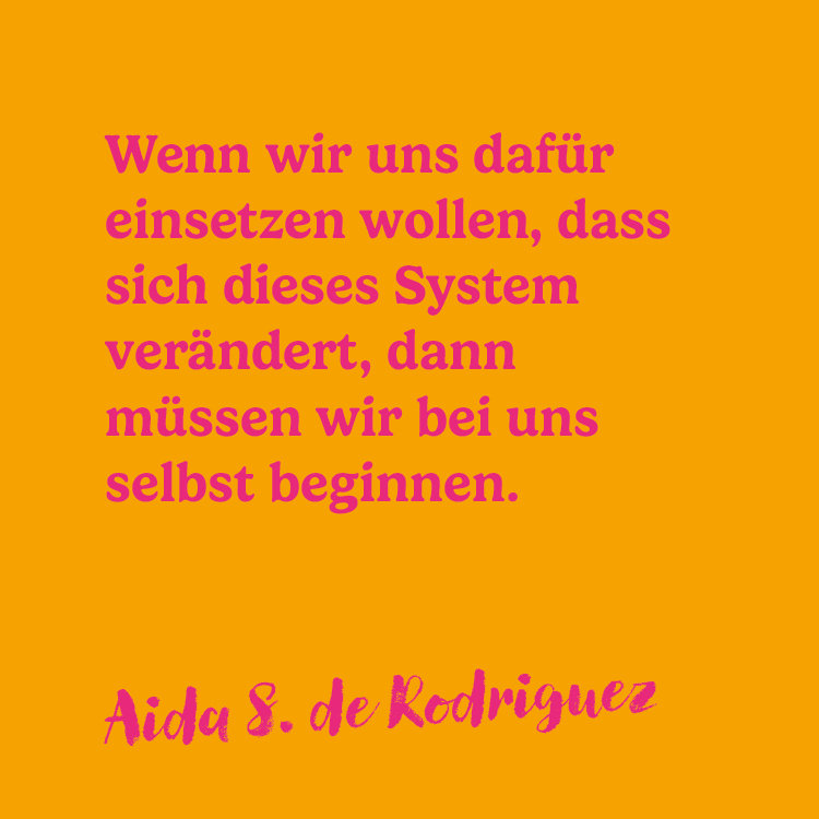Kitarevolution: Zitat Aida S. de Rodriguez