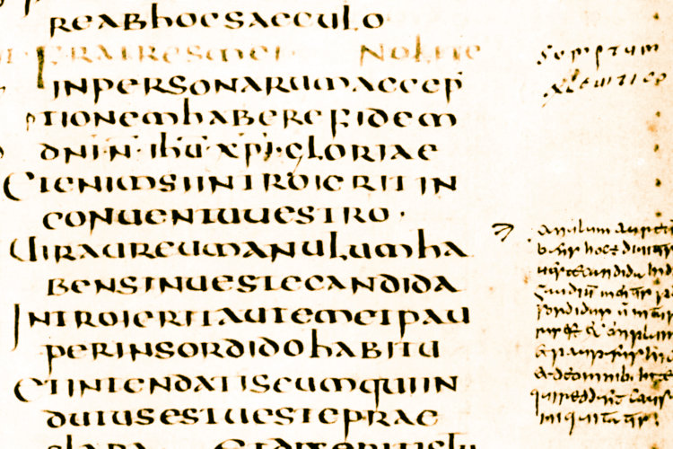 Ausschnitt aus dem Codex Bonifatianus