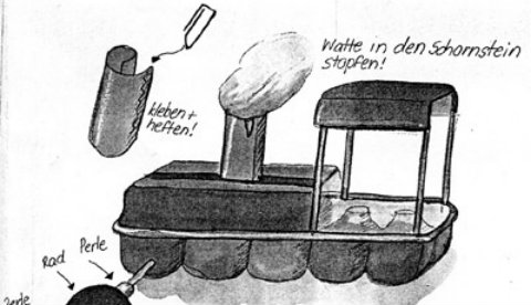 Basteln mit Eierkartons: Ei, Ei, Eisenbahn