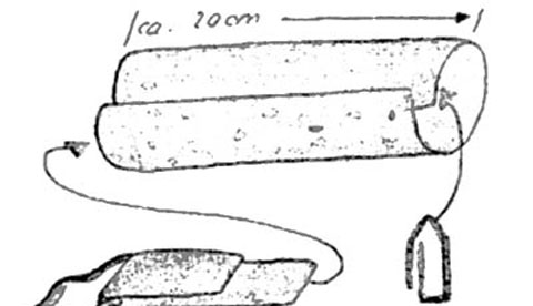 Basteln mit Tonkarton: Fliegende Feuerdrachen 1