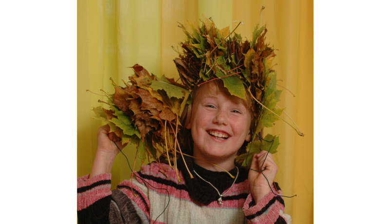 Ketten aus Naturmaterialien : Herbstlicher Schmuck 2