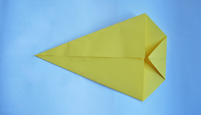 Oster-Origami: Putziger Papierhase, Schritt 3