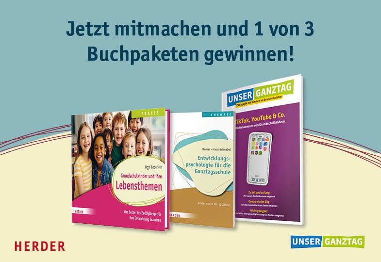  Gewinnspiel: Jetzt 1 von 3 Buchpaketen gewinnen! Ihre Chance auf ein Buchpaket für den Ganztag