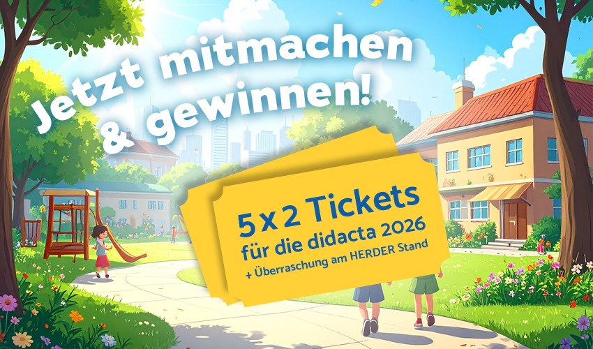5 x 2 Tickets für die didacta 2026 in Köln zu gewinnen! Gewinnspiel für Teilnehmende am Ganztagsschulkongress in Frankfurt