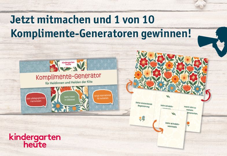 Gewinnspiel: Jetzt 1 von 10 Komplimente-Generatoren gewinnen! Komplimente schenken – weil Fachkräfte sie verdienen! 