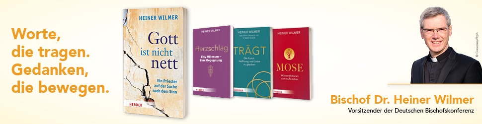 Anzeige: Bücher von Heiner Wilmer, dem Vorsitzenden der Deutschen Bischofskonferenz