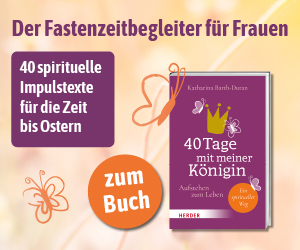 Anzeige: 40 Tage mit meiner Königin. Aufstehen zum Leben - Ein spiritueller Weg. Von Katharina Barth-Duran