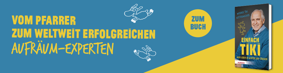 Anzeige: Einfach Tiki. Mein Leben in Worten und Strichen. Von Werner Tiki Küstenmacher