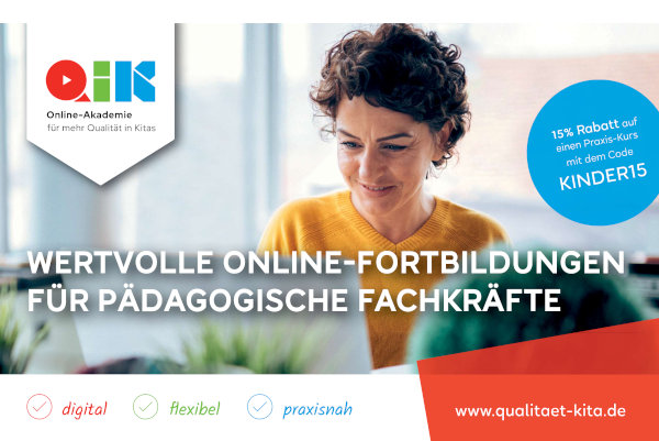 Wertvolle Online-Fortbildungen für Pädagogische  Fachkräfte