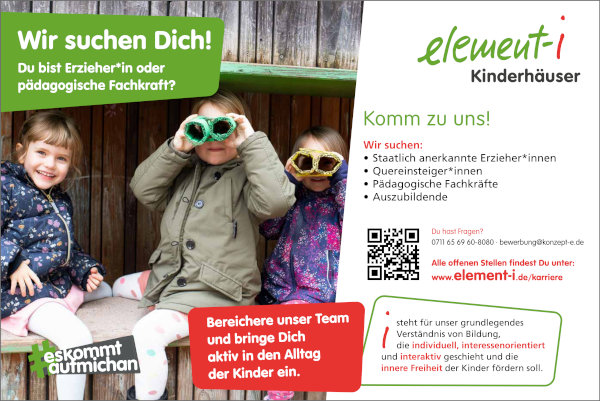 Erzieher-in gesucht