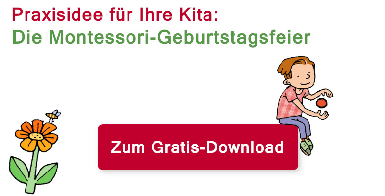 Anzeige: Montessorie entdecken, Montessori-Geburtstagsfeier