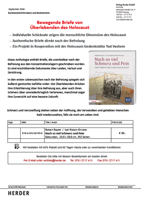Cover Bestellschein Schmerz und Pein
