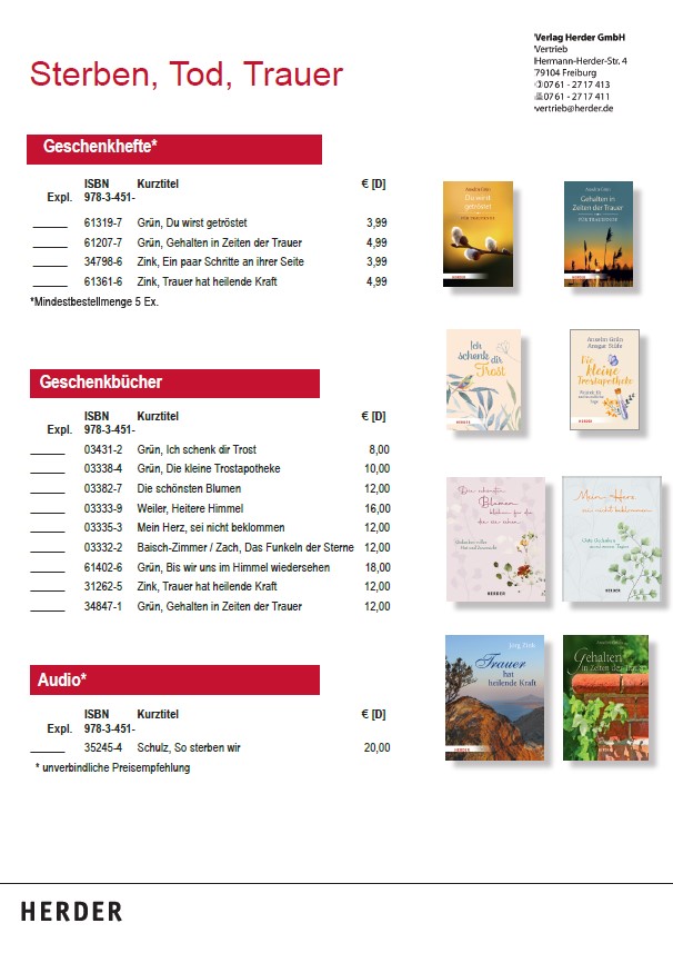Sterben, Tod und Trauer
