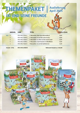 Themenpaket Ixi und seine Freunde