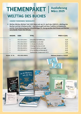Themenpaket Welttag des Buches
