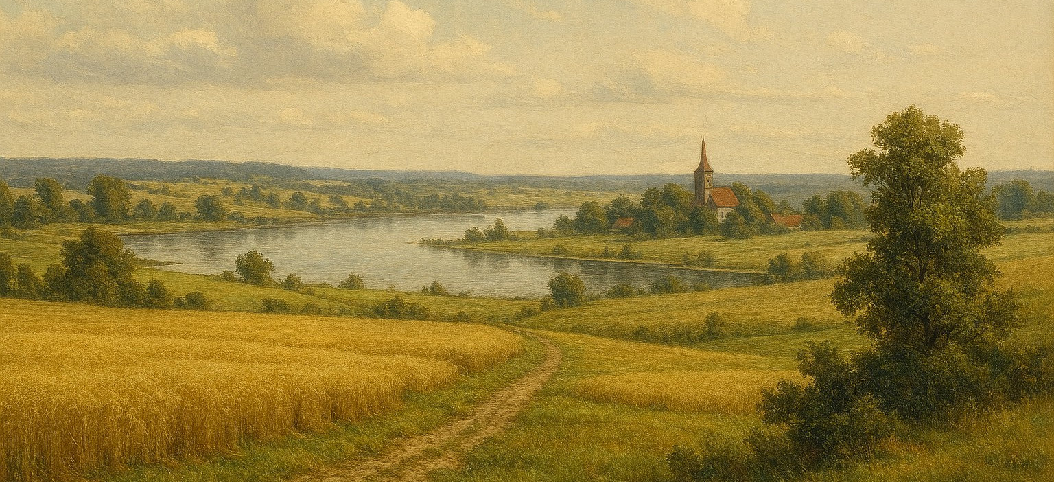 Kulturlandschaft in Ostpreussen  