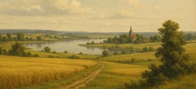 Kulturlandschaft in Ostpreussen  