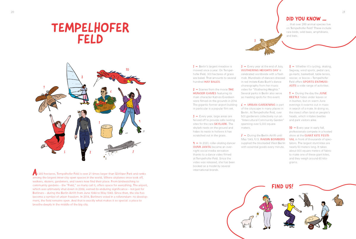 Innenseite Dit is Berlin: Tempelhofer Feld