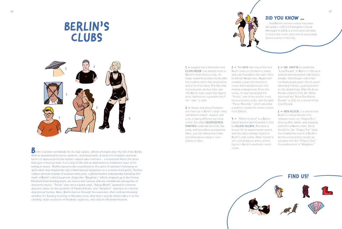 Innenseite Dit is Berlin: Berlin’s Clubs
