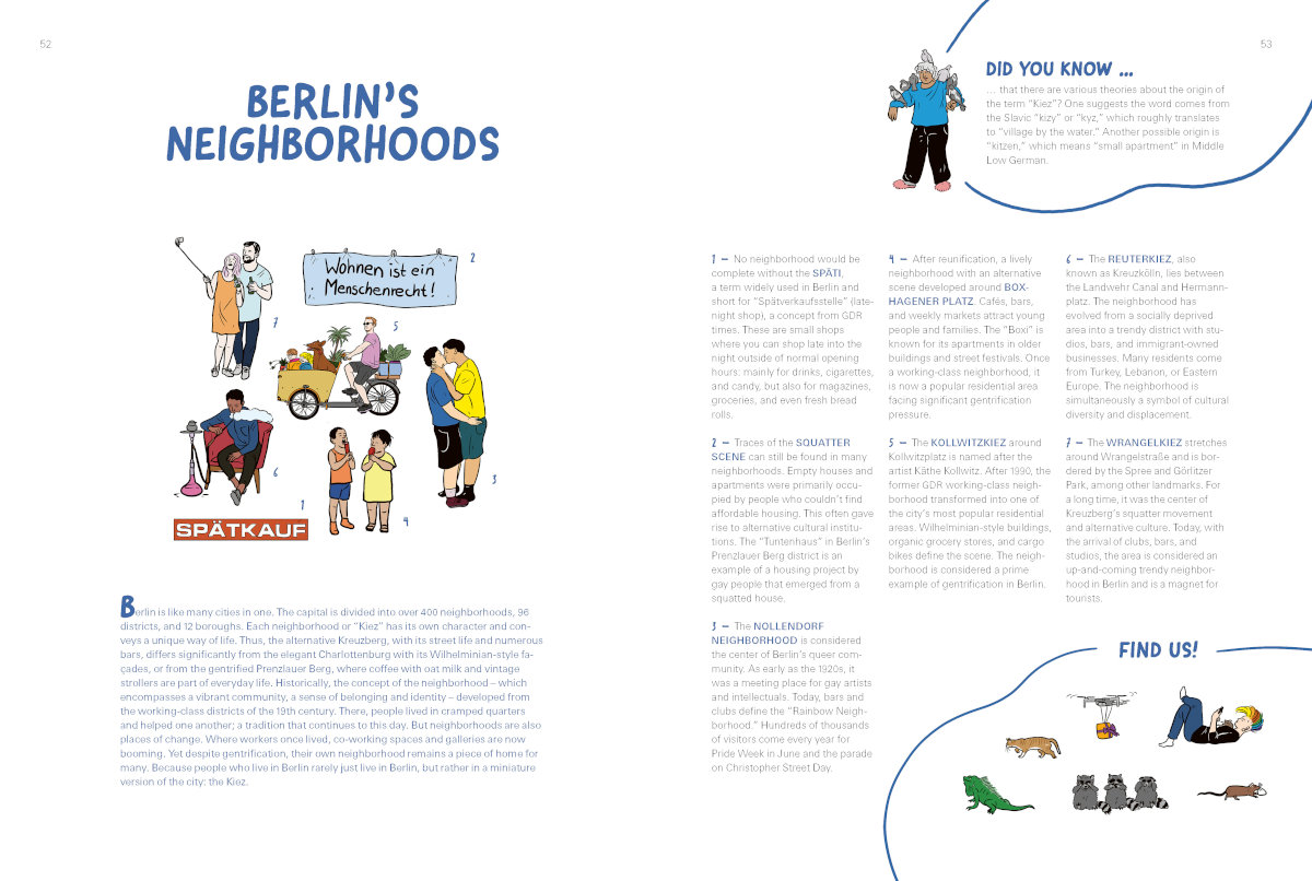 Innenseite Dit is Berlin: Berlin’s Neighborhoods