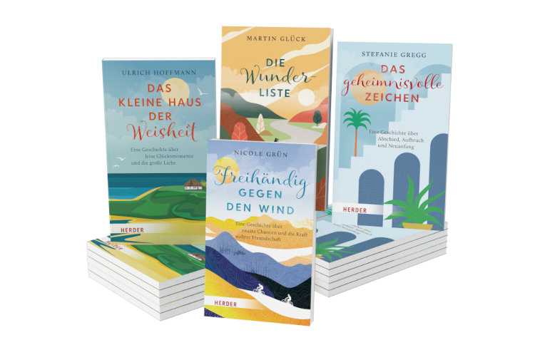 Buchstapel Herder Inspirational Novels
