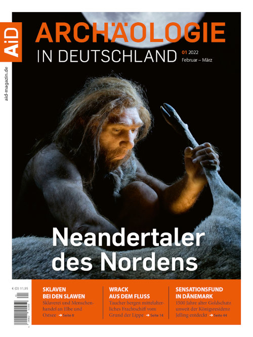 Titelseiite Archäologie in Deutschland 1/2022