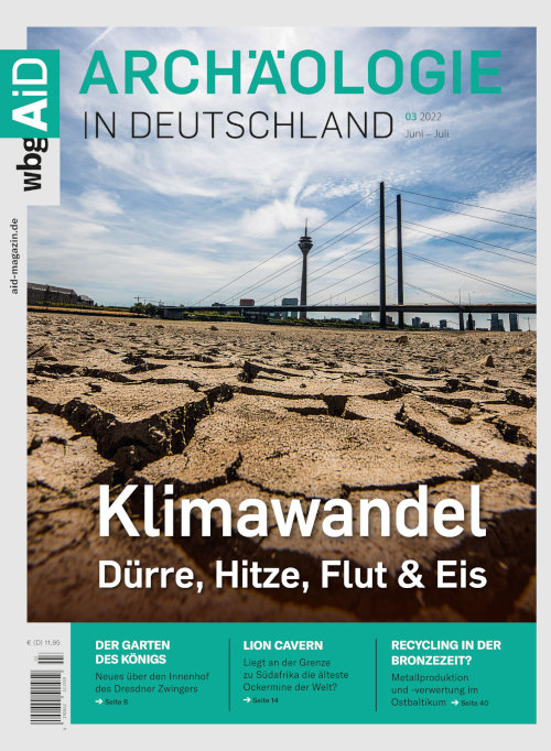 Titelseiite Archäologie in Deutschland 3/2022