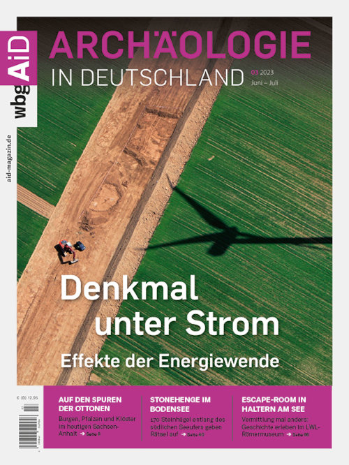 Titelseiite Archäologie in Deutschland 3/2023