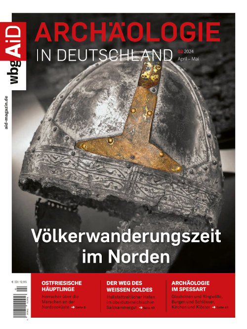 Titelseiite Archäologie in Deutschland 2/2024