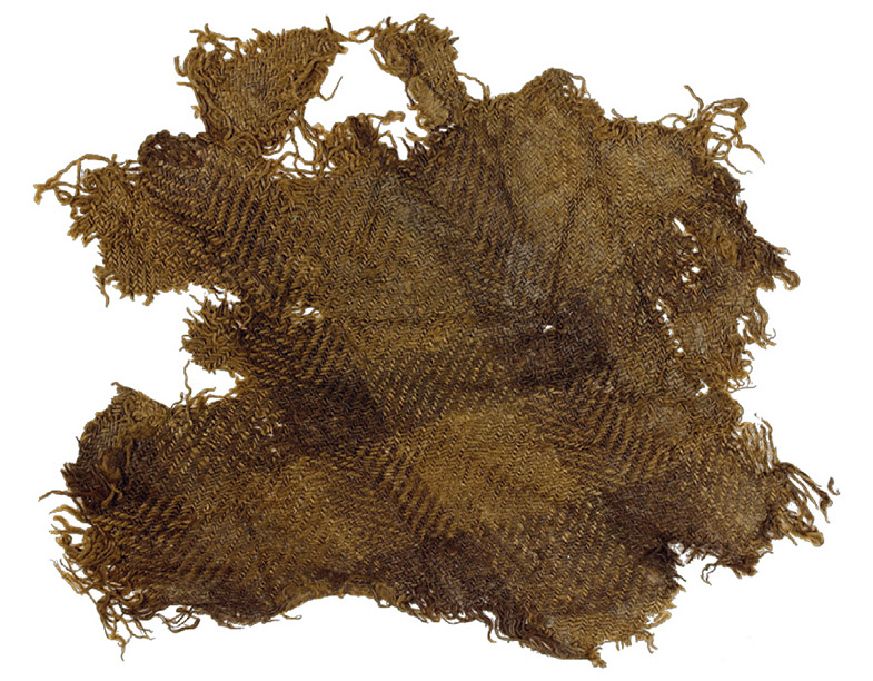 Gewebe mit Karomusterung hervorgerufen durch Farbwechsel in Kette und Schuss.