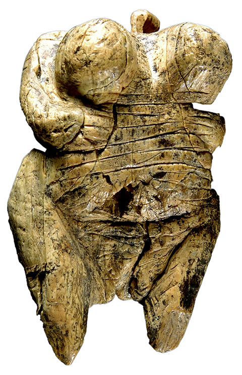 Frauenfigur aus dem Hohle Fels (Höhe 6,0 cm).