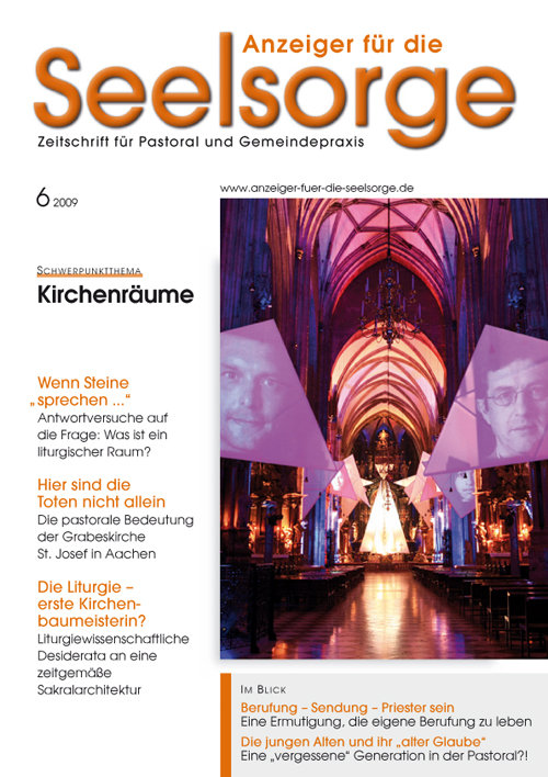 Titelseite: Anzeiger für die Seelsorge. Zeitschrift für Pastoral und Gemeindepraxis 6/2009
