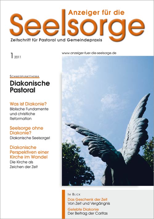 Titelseite: Anzeiger für die Seelsorge. Zeitschrift für Pastoral und Gemeindepraxis 1/2011