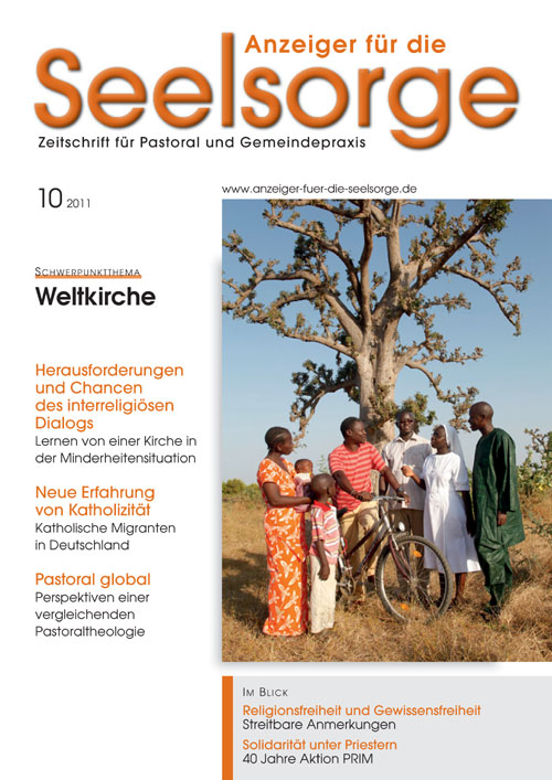 Anzeiger für die Seelsorge. Zeitschrift für Pastoral und Gemeindepraxis 10/2011