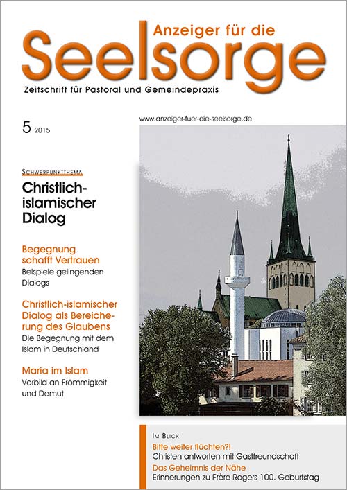 Titelseite: Anzeiger für die Seelsorge. Zeitschrift für Pastoral und Gemeindepraxis 5/2015
