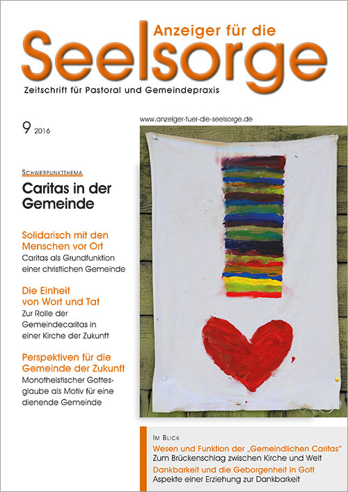 Anzeiger für die Seelsorge. Zeitschrift für Pastoral und Gemeindepraxis 9/2016