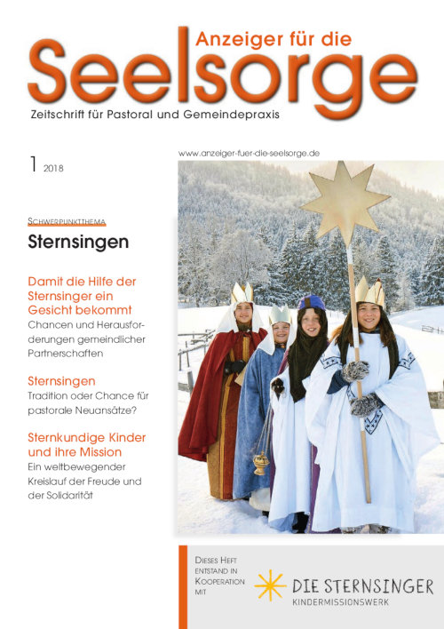 Titelseite: Anzeiger für die Seelsorge. Zeitschrift für Pastoral und Gemeindepraxis 1/2018