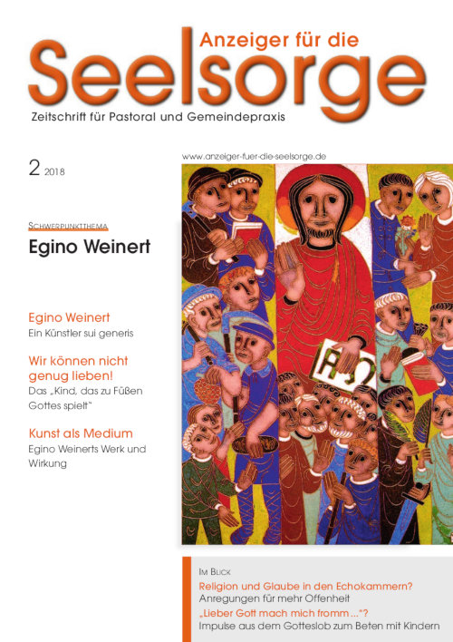 Titelseite: Anzeiger für die Seelsorge. Zeitschrift für Pastoral und Gemeindepraxis 2/2018