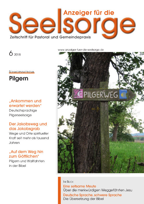 Titelseite: Anzeiger für die Seelsorge. Zeitschrift für Pastoral und Gemeindepraxis 6/2018