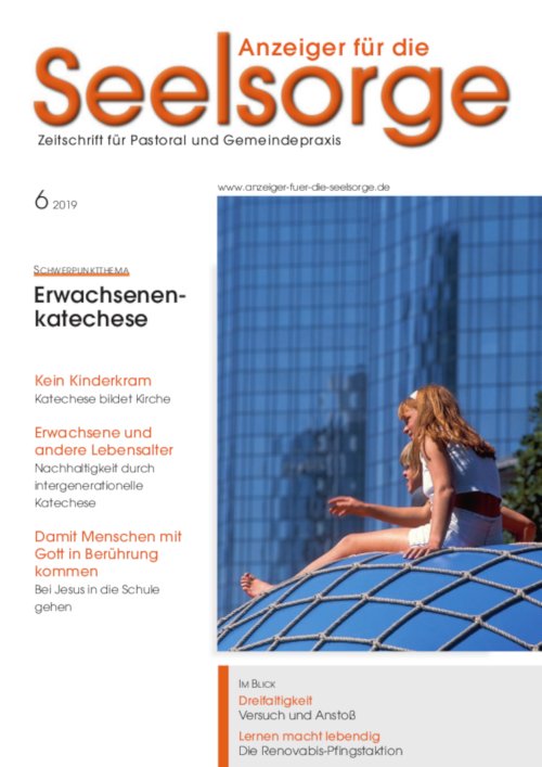Titelseite: Anzeiger für die Seelsorge 6/2019