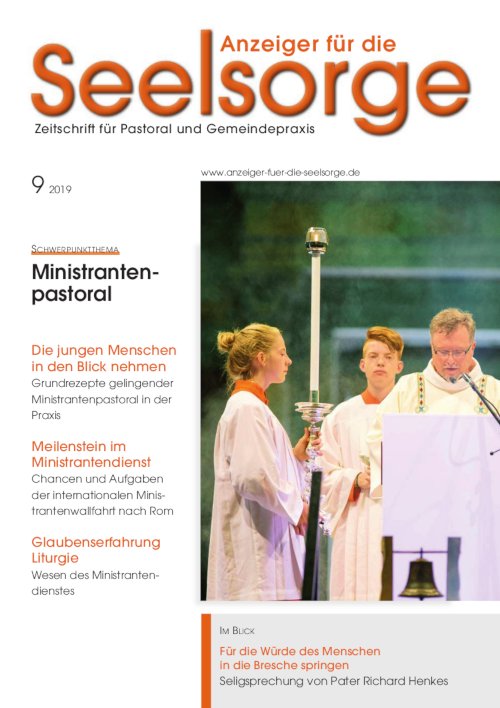 Anzeiger für die Seelsorge 9/2019