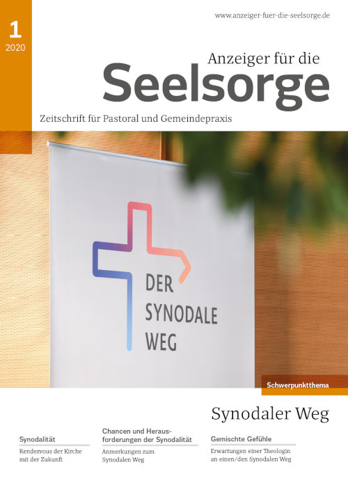 Titelseite: Anzeiger für die Seelsorge 1/2020