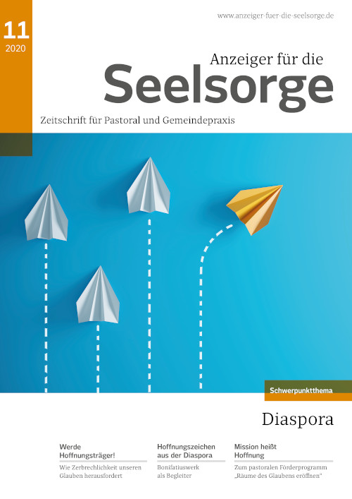 Titelseite: Anzeiger für die Seelsorge 11/2020