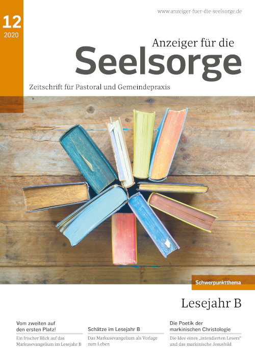 Titelseite: Anzeiger für die Seelsorge 12/2020